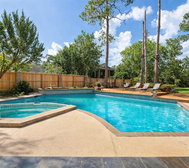 Pool photo after enhancement
